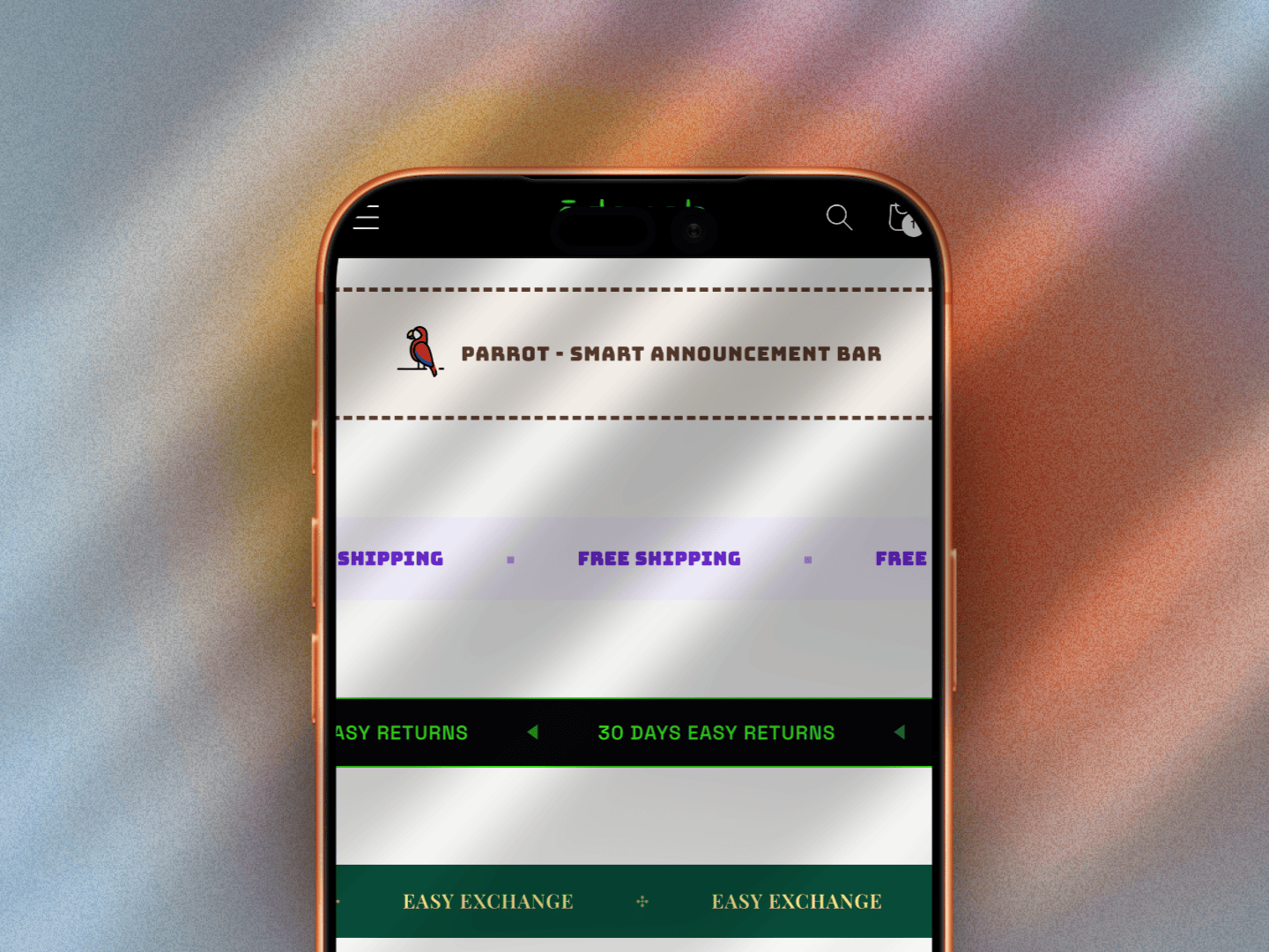 Logo strip layout
