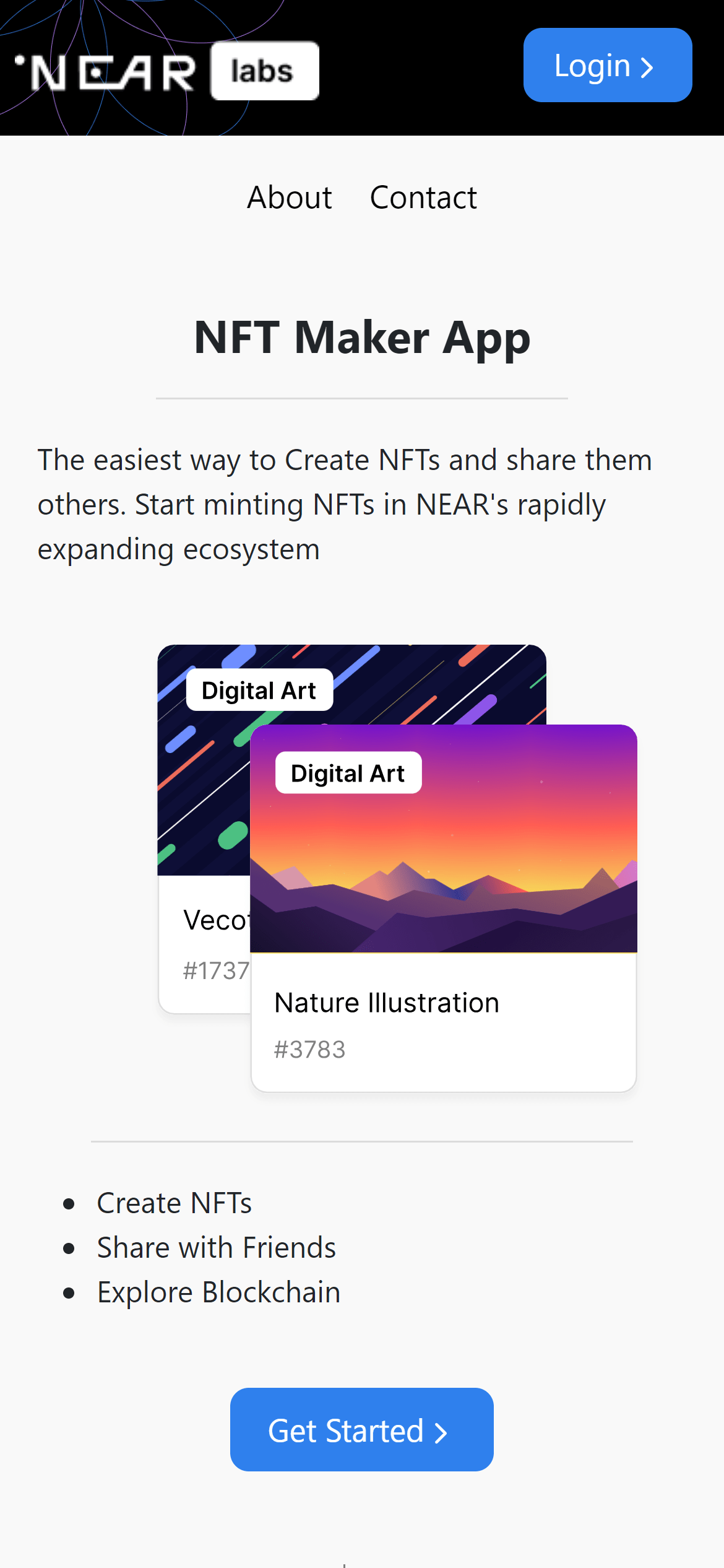 Preview of NFT APP & Extension