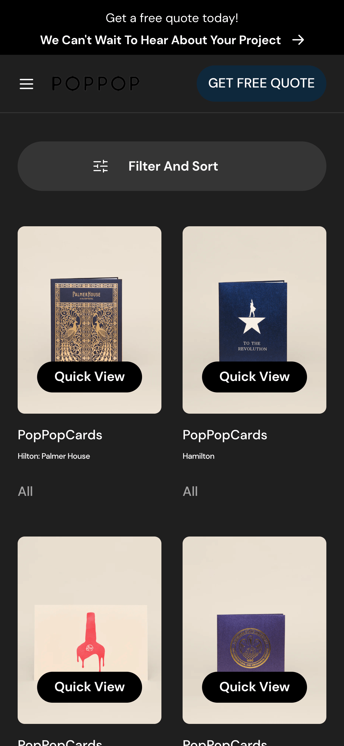 Preview of POPPOP Cards