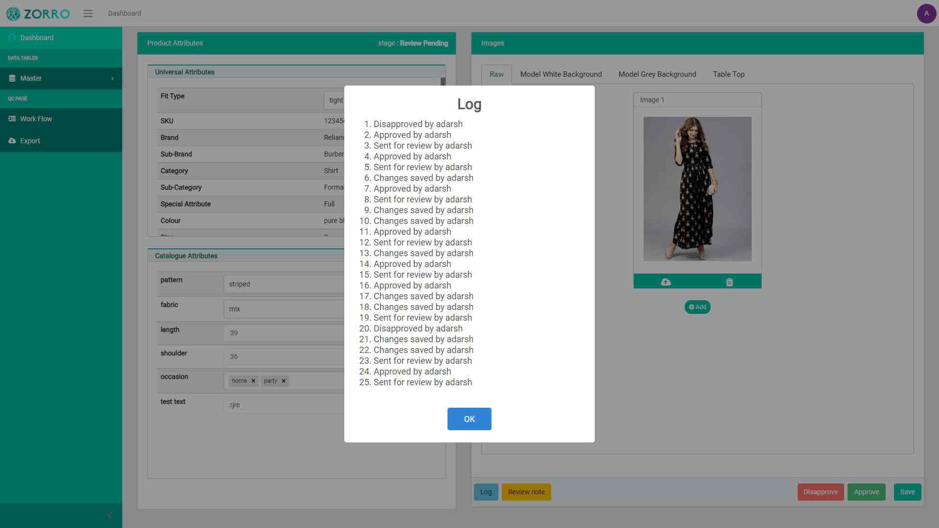 Featured view of Zorro CMS Web App